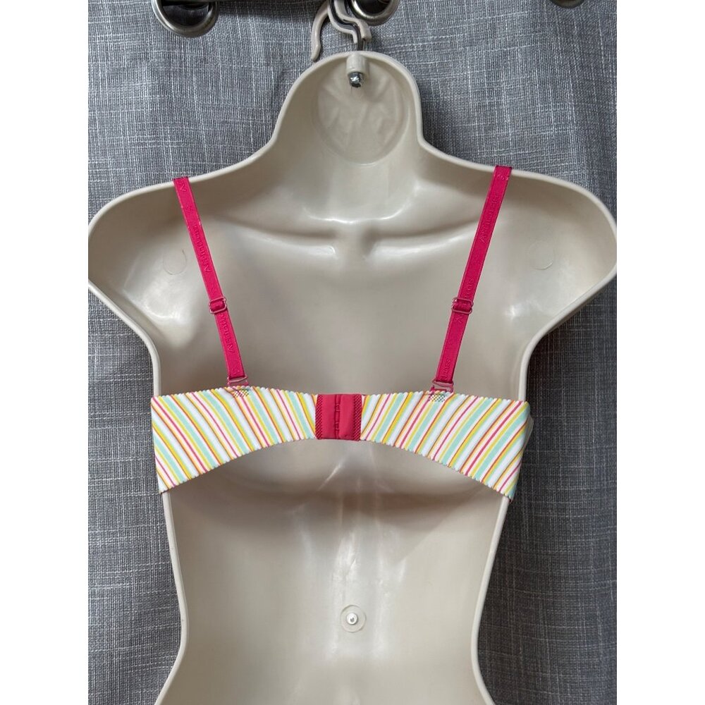 Affinitas Intimates Set of 2 Removable Straps Push-up bras, 34C, striped/brown - Picture 3 of 16